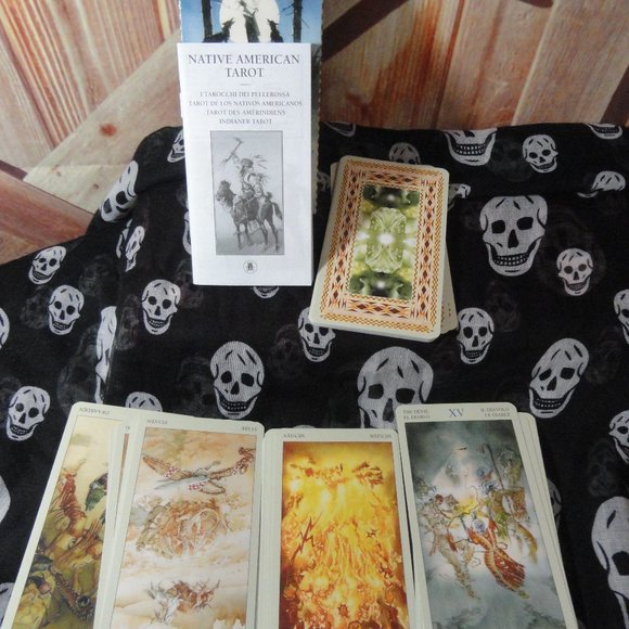 Native American Tarot Cards 78 cards w/Booklet, never used, Detailed,Col… - Picture 2 of 5